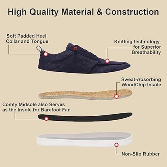 Black Mesh Men's Sneakers with Orange Accents - Picture 4 of 7